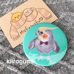 缶ミラー（ノーマルオカメインコ）