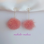 イヤーカフ ♡＆PINK FUR