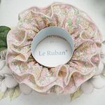 new!!LIBERTYシュシュ★ふんわりピンクのベネディクト
