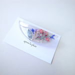 hair clip(M)..bouquet...white/apres la pluie