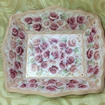 薔薇のクッキートレイ⭐️ピンク