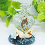 人魚姫の香水瓶オルゴナイト