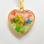 【service】インコちゃんのキーホルダー ②