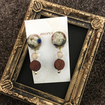 ドライフラワーたっぷり イヤリング ピアス