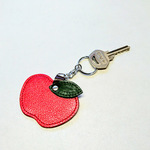 林檎＊りんご＊可愛いリンゴのキーリング