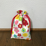 お花の巾着袋