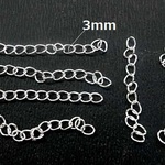 チェーン  6.0～7.0cm　白銀色25本