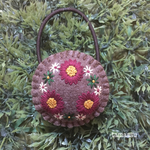 お花の刺繍ヘアゴム✴︎6