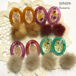  ♡人気作品♡2way アンティークピアス 茶色