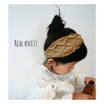 キッズ ガーゼリアルニットヘアバンド