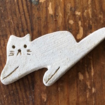 【kさま専用カート】白猫　しろねこ　ピンなし
