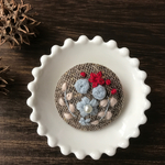 （大）刺繍ブローチ  陽だまり