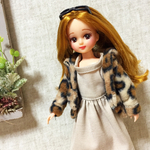 ブライス　リカちゃん  パーカー レオパード柄
