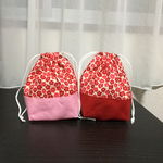 コップ袋2枚セット．花