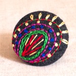 刺繍ブローチ☆ サンプラー