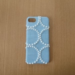*受注製作*ミナペルホネン*タンバリン*ライトブルー*mina perhonen*iPhoneケース*iPhoneカバー*スマホケース*スマホカバー
