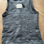 グレーひつじちゃんのロングベスト