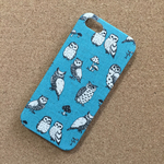 ふくろう青 iPhoneケース