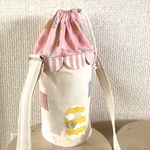 【オーダーのお品】円柱おうちポシェット＊ピンクしずく