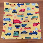 お弁当用ナフキン 小さめ［30×30］車(黄色)☆男の子