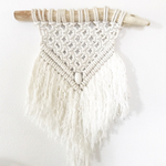 driftwood & cotton rope tapestry