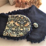 ふんわりあったか大人乙女のプチマフラーorネックウォーマー＊Liberty&bird