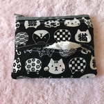 和柄ネコのティッシュケース