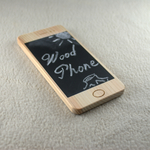 落書きスマホ　Wood-Phone