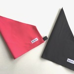  【送料無料】子供用三角巾 ピンク／ブラック