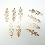 再販×8【送料無料】type.B Ａ級品ビジューMIX 7㎜ ゴールド座付き