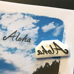 受注製作・Aloha アロハ 消しゴムはんこ
