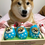 マトリョシバゆきだるまver.青