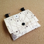 クリップ付き！！くまさんの移動ポケット