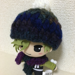 ぬいニット:青グラデ