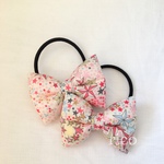 新作！！liberty リバティ☆ふわもこリボンのヘアゴム