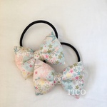 liberty リバティ☆ふわもこリボンのヘアゴム