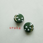 送料無料♪刺繍イヤリング☆クリスマス＊