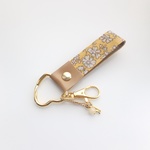 LIBERTY　Capel　カペル　イエロー　本革のキーチャーム　B
