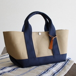 [受注製作]帆布横長トートバッグ