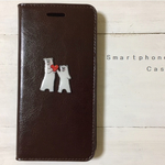 スマホケース シロクマ