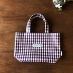  ホントに色々用途Bag☆       ぶどうギンガム