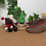 トナカイとクリスマスツリー  