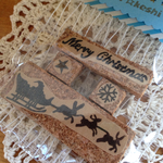 60.クリスマスセット…消しゴムはんこ
