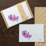 ほっこりかわいいＫｅｉちゃんミニメッセージカードセット 『ブタくん』