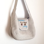 airedalecat様オーダー品☆犬の手刺繍のバック