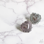 【再再入荷】シルバー ハート ピアス イヤリング