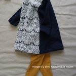 １２月SALE価格★プチプラ★　2600→2000円　ベビー服　ラッセルレースのワンピース　女の子　ワンピース　ネイビー　90サイズ