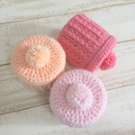 シンプルインテリア POMPOM ウォームカラー 綿棒ケースカバー のみ