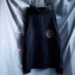 手描き　両想いの月パーカー　men's