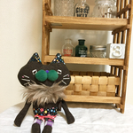 チビながネコやん-56(ファーマフラー、しっぽ付き)